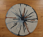 Celestial Burst Hand-tufted Round Rug