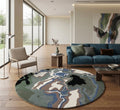Premium Handtufted Round Rug in Sage and Cream