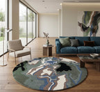 Premium Handtufted Round Rug in Sage and Cream