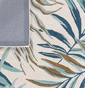 Premium Handtufted Tropical Palm Fronds Area Rug