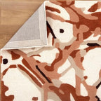 Abstract Hand-Tufted Pattern