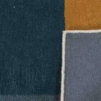 Hand-Tufted Minimalist Colorblock Rug
