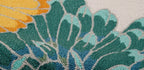 Artisanal Multi-Color Oversized Floral Hand-Tufted Rug