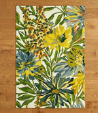 Vibrant Wildflower Meadow Hand-Tufted Designer Rug