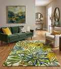 Vibrant Wildflower Meadow Hand-Tufted Designer Rug