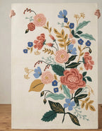 Premium Hand-Tufted Floral Bouquet Wool Rug
