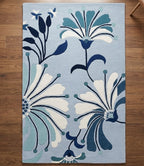 Premium Floral Bloom Hand-Tufted Rug
