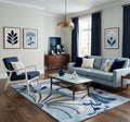 Premium Floral Bloom Hand-Tufted Rug