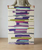 Colorful Striped Hand-Tufted Area Rug