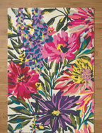 Vibrant Floral Garden Handtufted Wool Rug