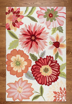 Handtufted Autumnal Bloom Floral Area Rug