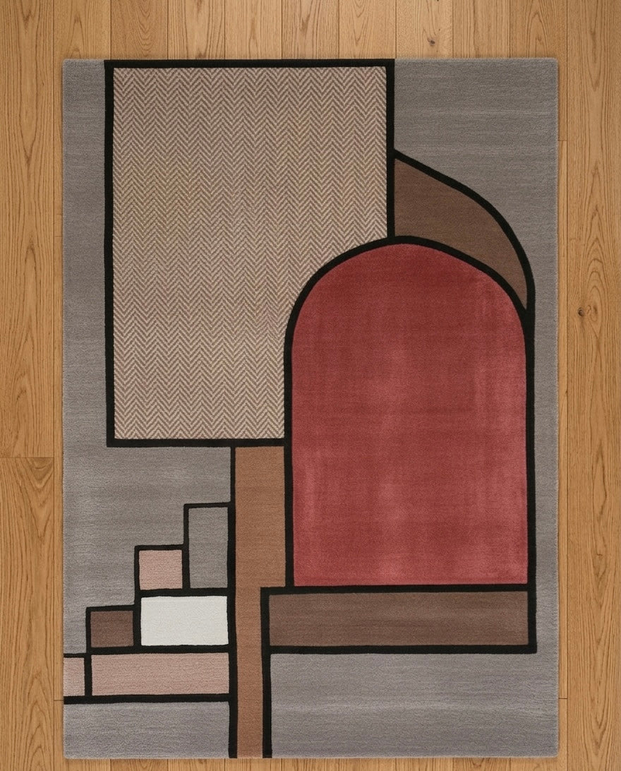 The Adobe Archway Handtufted Art Rug