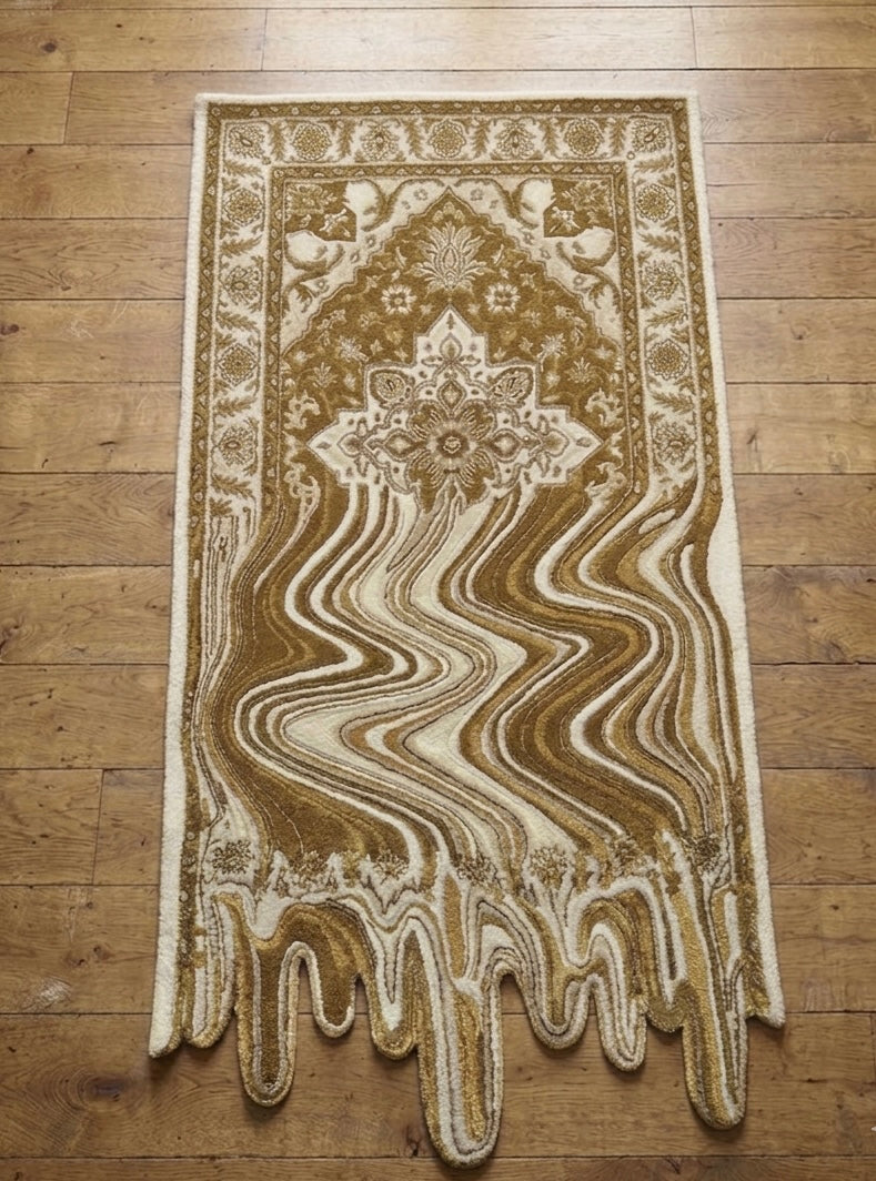 Melting Traditional Hand-Tufted Rug