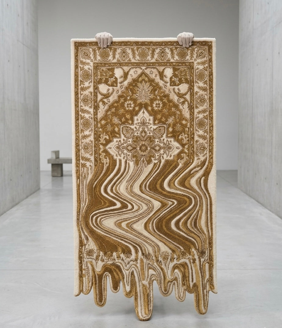 Melting Traditional Hand-Tufted Rug
