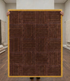 Contemporary Abstract Hand-Tufted Area Rug