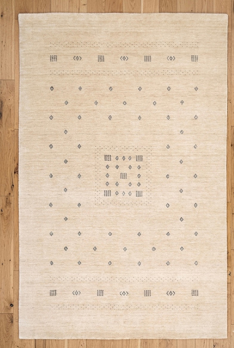 Sandstone Motif Hand-Knotted Rug