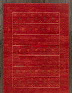 Hand-Knotted Gabbeh Terracotta
