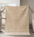 Sandstone Motif Hand-Knotted Rug