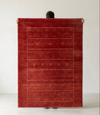 Hand-Knotted Gabbeh Terracotta