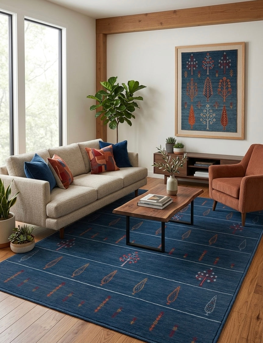 Gulistan-e-Neel Handknotted Rugs