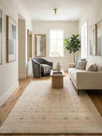 Sandstone Motif Hand-Knotted Rug