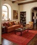 Hand-Knotted Gabbeh Terracotta