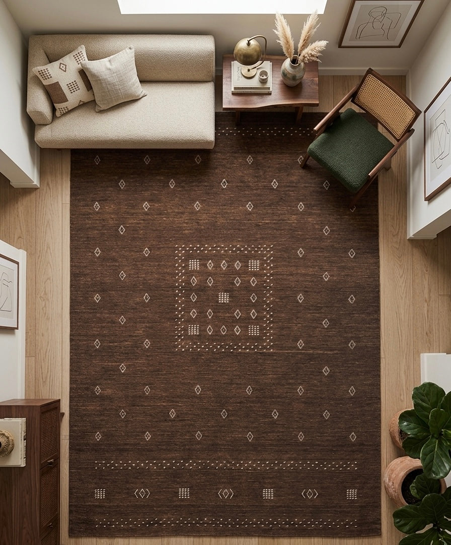 The Midnight Handknotted Gabbeh Rugs