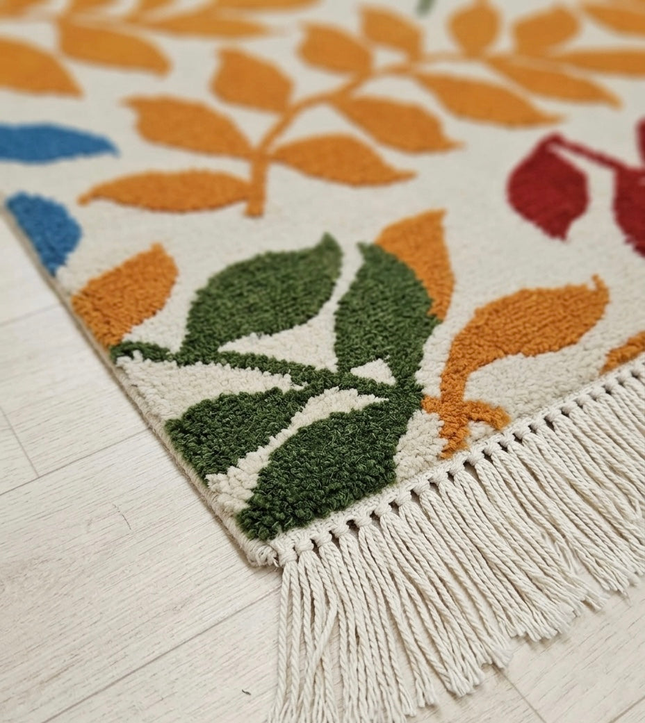 Seasons in Bloom Dhurrie Rugs