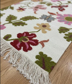 Bohemian Bloom Flatweave Dhurrie Rugs