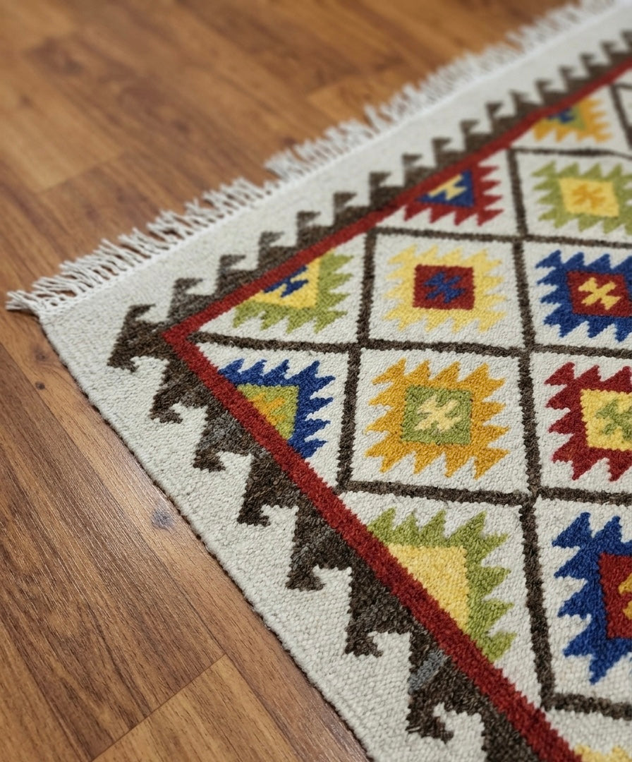 Modern Anatolian Kilim Area Rug