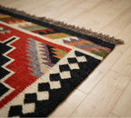 Geometric Tribal Kilim Rug