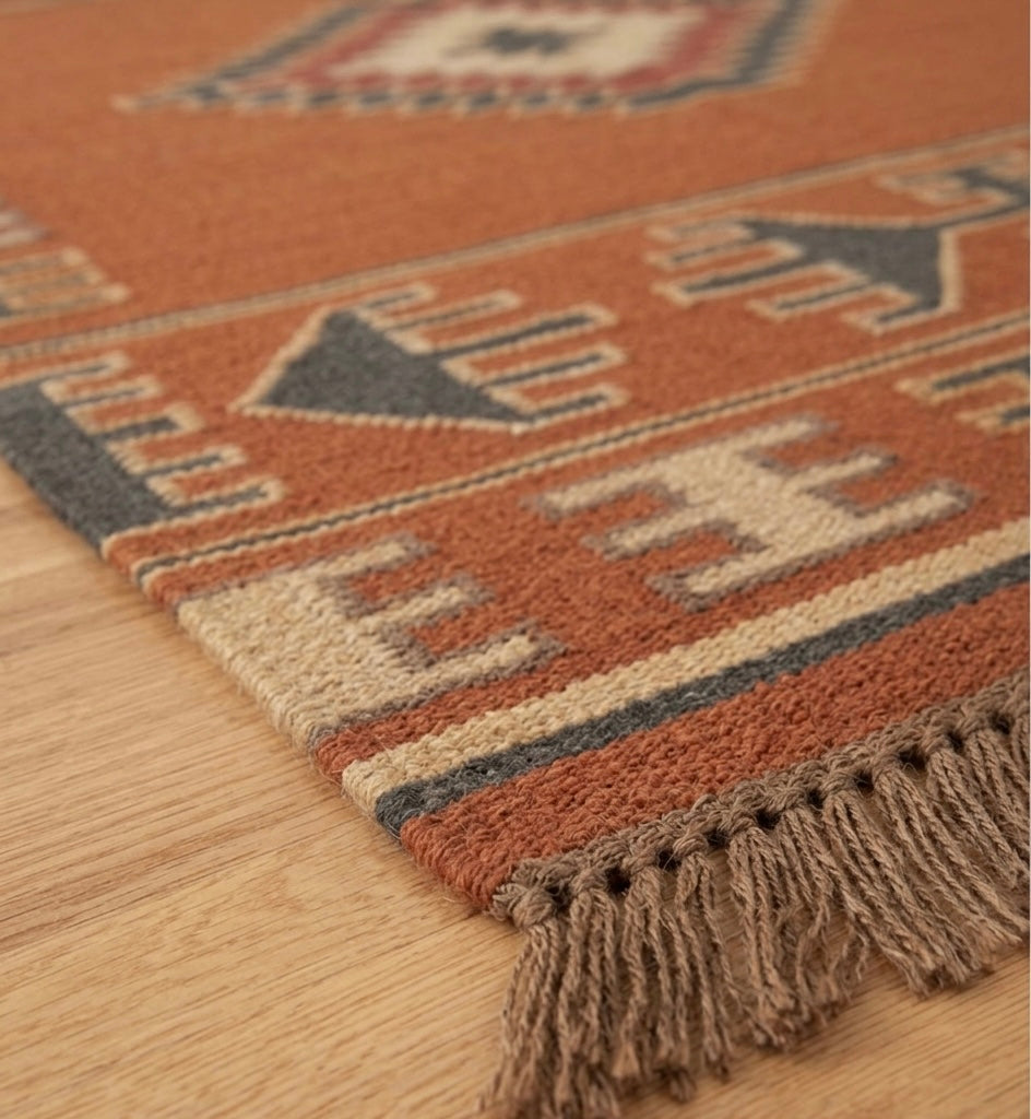 Southwestern Geometric Kilim Rug