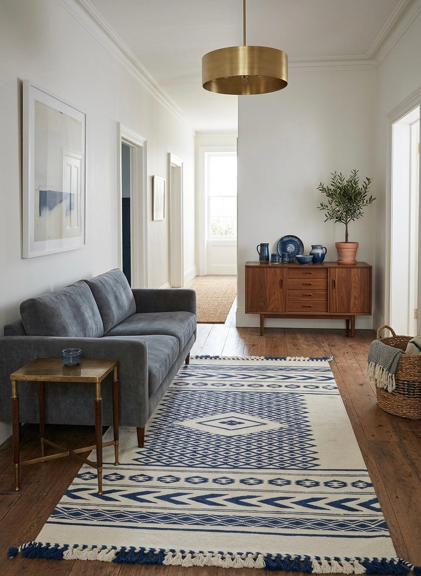 Blue Indigo Kilim Rugs