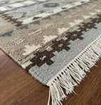 Tribal Kilim Geometric Dhrrie