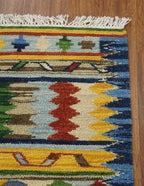Southwestern Colorburst Kilim Dhurrie