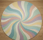 Multi color Round Rugs