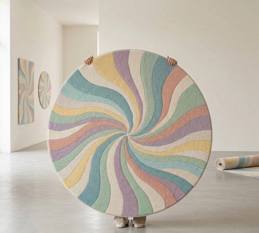 Multi color Round Rugs