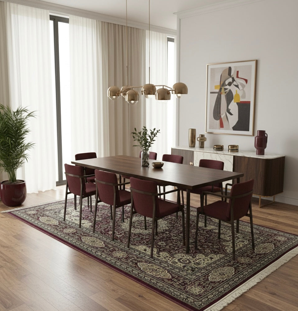 Sultan Maroon Traditional Rugs