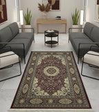 Sultan Maroon Traditional Rugs