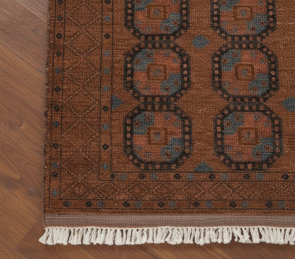 Sienna Lattice Heritage Handknotted Rug