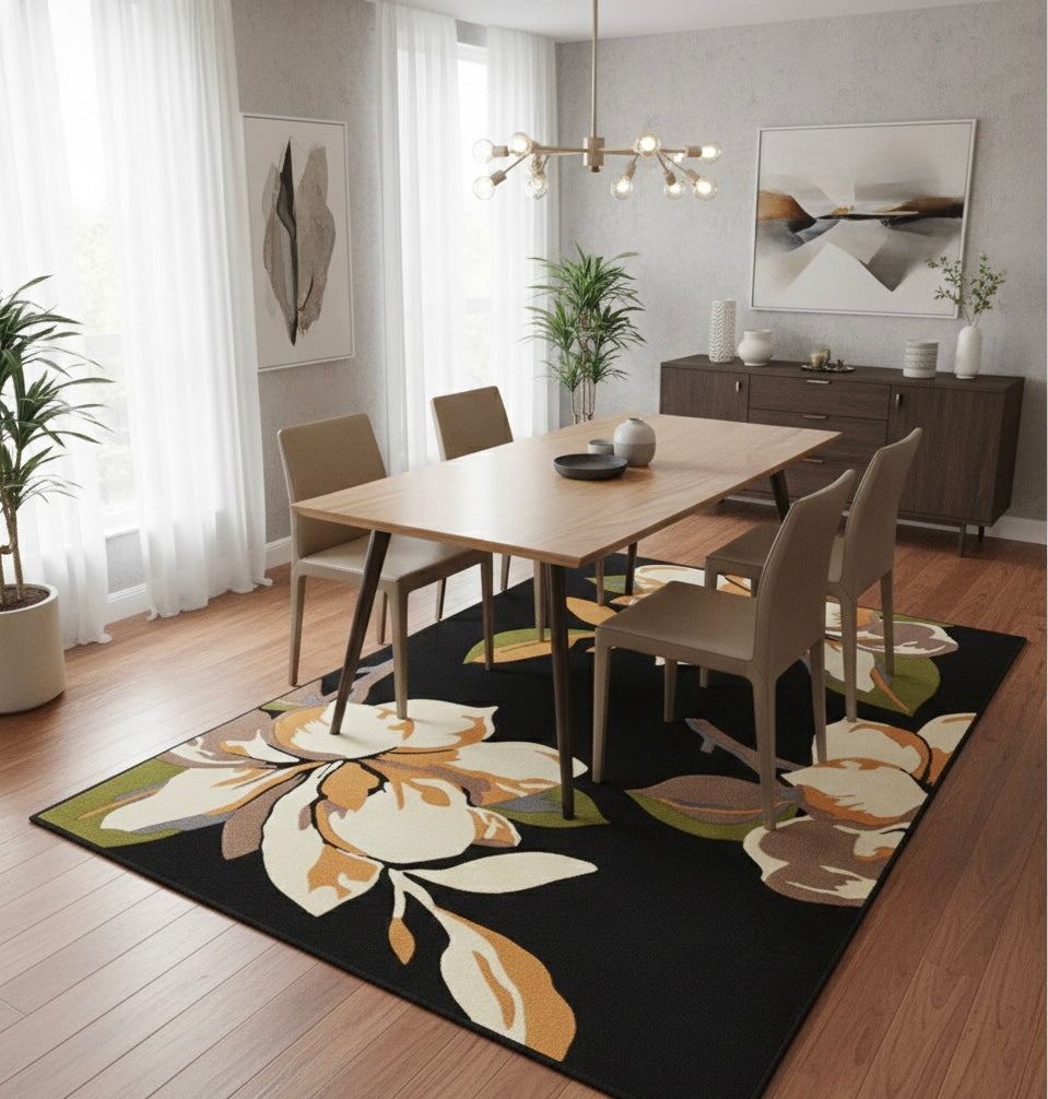 Midnight Magnolia HandTufted Rugs