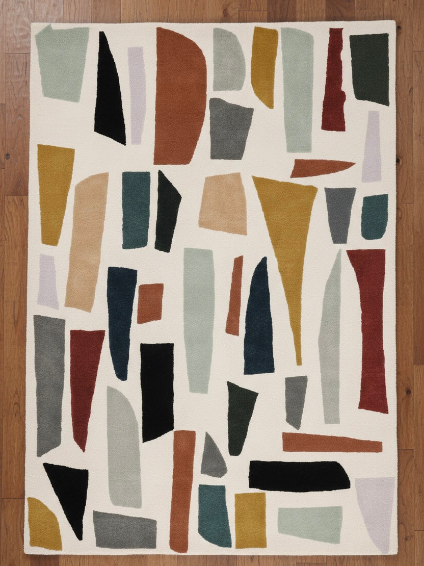 Abstract Terra Mosaic Rugs