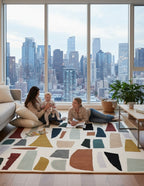 Abstract Terra Mosaic Rugs