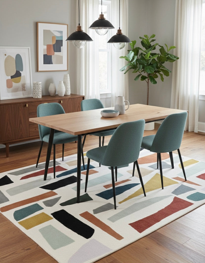 Abstract Terra Mosaic Rugs