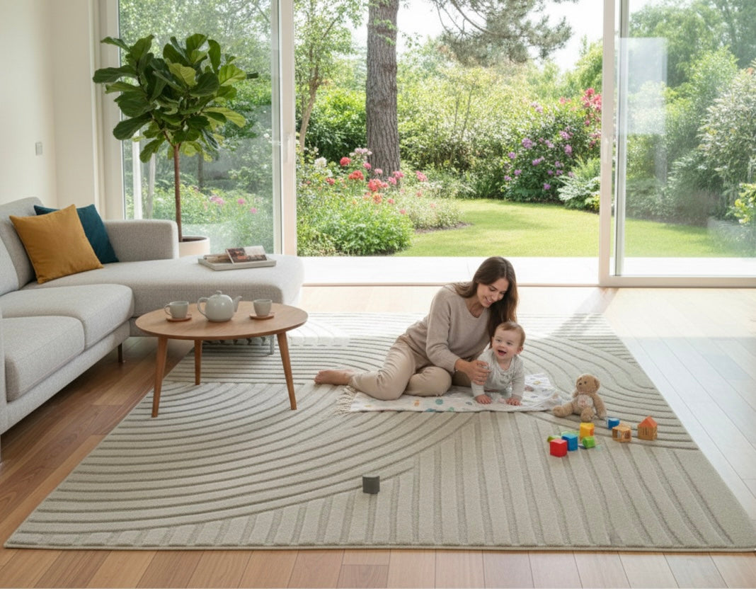 Sandstone Serenity Solid Rugs