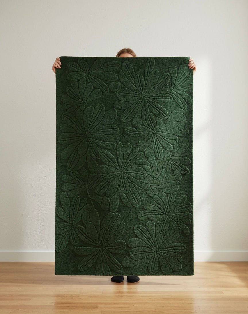 Jade Garden Texture Rug