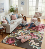 Velvet Rose Tapestry Rug