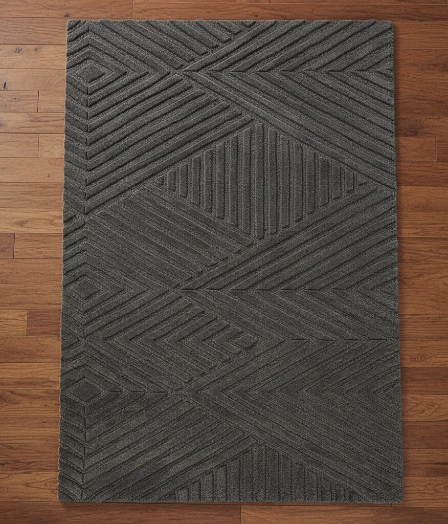 Graphite Ridge Rug