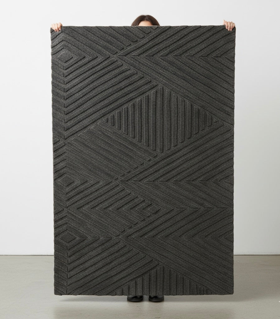 Graphite Ridge Rug
