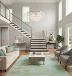 Mint Floral Whisper Rug